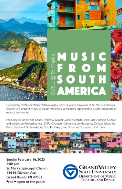 GVSU @ St. Mark's: Music from South America
